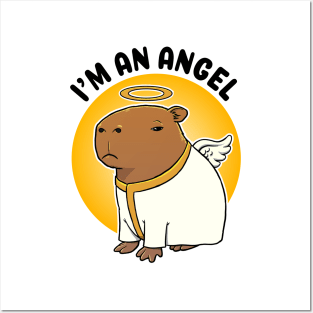 I'm an Angel Capybara Posters and Art